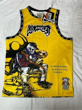 Los Angeles Graphic Yellow Boys' Tank Top